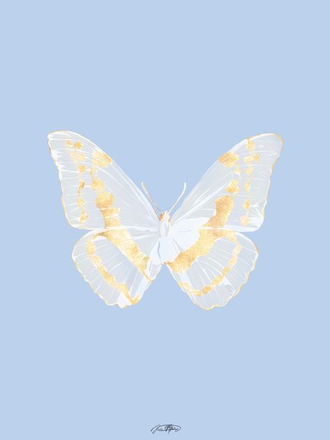 Cute Blue Wallpaper Aesthetic Pastel, Danish Pastel Butterfly, Pastel Butterfly, Aura Gradient, Pastel Butterflies, Butterfly Poster, Glitter Colors, Muse Art, Danish Pastel