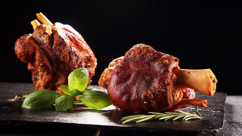 Smoked Pork Hocks Recipe, Smoked Pork Hocks, Ham Shank, Ham Hocks, Pork Hock, Beef Shank, Ham Hock, Smoked Cooking, Smoked Ham