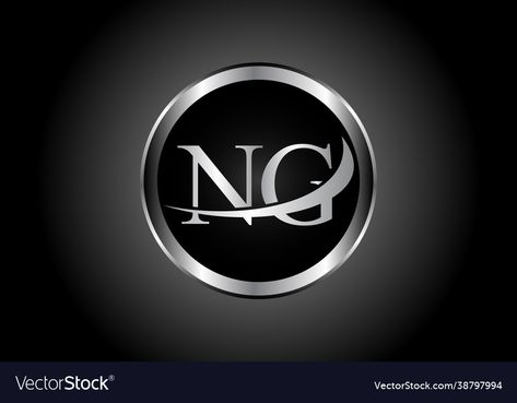 Ng Logo Design, Ng Logo, Black And White Gradient, Collage Photo Frame Design, Alphabet Logo, Apple Iphone Wallpaper Hd, Logo Icon Design, Letter Art Design, White Gradient