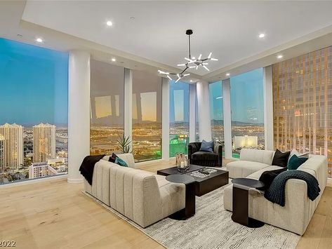 Las Vegas Condo, Livibg Room, Las Vegas View, Vegas House, Las Vegas Apartments, Las Vegas Blvd, Condo Decorating, Desert Homes, Apartment Decor Inspiration