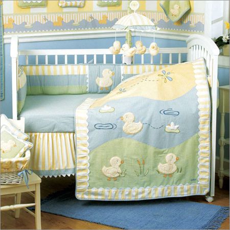 This would be perfect for our nursery! Ducky Nursery, Round Baby Cribs, Round Crib Bedding, Round Cribs, Duck Nursery, Baby Boy Bedding, Baby Crib Bedding, Nursery Bedding Sets, Baby Bedding Sets