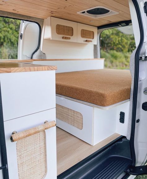 Sunshine Coast Van Fitouts Tiny Caravan, Van Camper Conversion, Van Interior Ideas, Campervan Conversion, Campervan Life, Van Life Diy, Camper Van Conversion Diy, Van Camper, Van Accessories