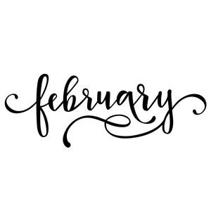 Silhouette Design Store - Kolette Hall February Calligraphy, February Bullet Journal, January Bullet Journal, Bullet Journal Page, Design Silhouette, In Cursive, Creative Lettering, Bujo Inspiration, Bullet Journal Inspo