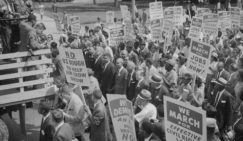 The Resegregation Myth --  Racial groups are integrating of their own volition // The era of federally engineered school integration is coming to a close.  // We are -- however slowly -- integrating ourselves voluntarily and leaving a system of forced integration behind. || National Review Our World Photography, African American History Month, March On Washington, Great America, Civil Rights Leaders, Black Lives Matter Protest, Civil Rights Movement, World Photography, King Jr