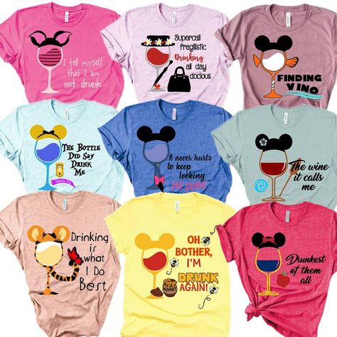 Disney Drinking Shirts, Disney Drinking Around The World, Disney Bachelorette Parties, Disney Bachelorette, Bride Team, Disney Drinks, Disney Princess Shirts, Wedding Renewal, Disney Bride