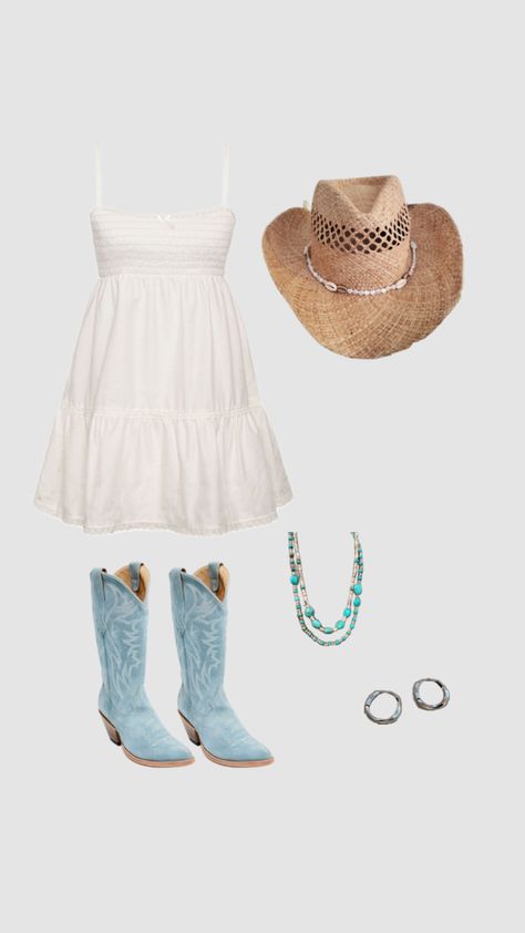 Country concert outfit inspo #countryoutfit #countryconcerts #countryconcert #concertoutfit #coastalcowgirlaesthetic Dress Concert Outfit, Zach Bryan Concert Outfit, Concert Outfit Country, Concert Outfit Inspo, Outfit Country, Cowgirl Aesthetic, Country Concert Outfit, Zach Bryan, Concert Outfits