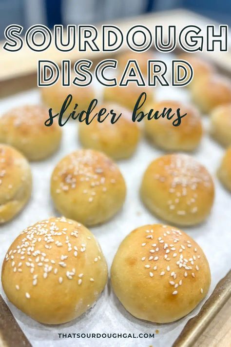 Sourdough Discard Hamburger Slider Buns - That Sourdough Gal Sourdough Slider Buns, Sourdough Discard Hamburger Buns, Benefits Of Sourdough, Hamburger Sliders, Recipe Using Sourdough Starter, Slider Rolls, Mini Sliders, Slider Buns, Toast Toppings