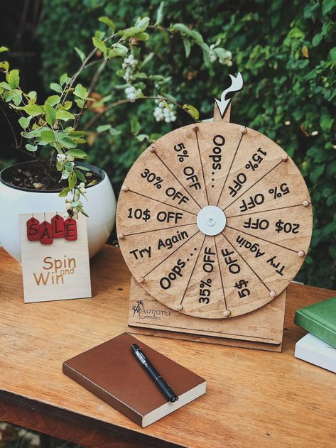 Discount/Prize Spin to Win Wheel Game for your Customers and | Etsy Funny Tasks, Fun Wedding Activities, Mini Bakery, Serious Questions, Prize Wheel, Spin The Wheel, Personalized Wedding Decor, Family Party Games, Wedding Activities