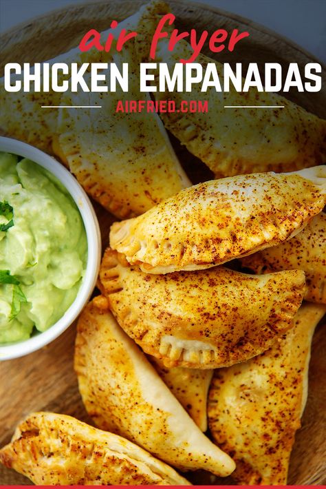 Air Fryer Empanadas, Southern Cooking Soul Food, Chicken Hand Pies, Power Air Fryer Recipes, Homemade Empanadas, 2023 Meals, Cooking Soul Food, Hand Pies Savory, Chicken Empanadas