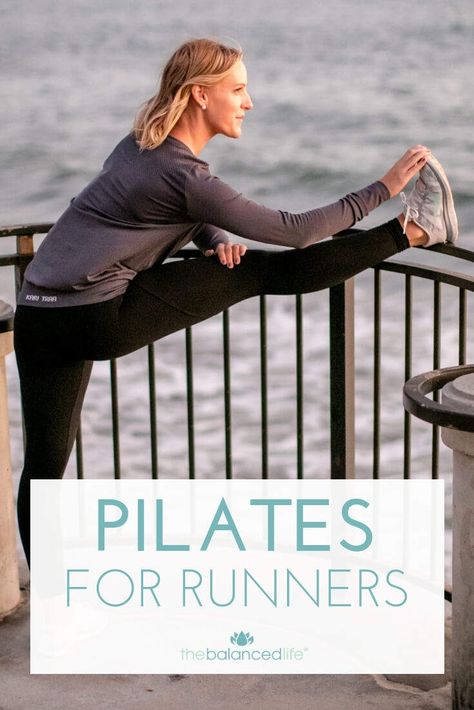 Pilates For Runners Workout, Pilates For Runners, Runners Yoga, Lean Workout, Pilates Stretches, Runners Workout, Pilates Workout Routine, Pilates Moves, Yoga For Runners