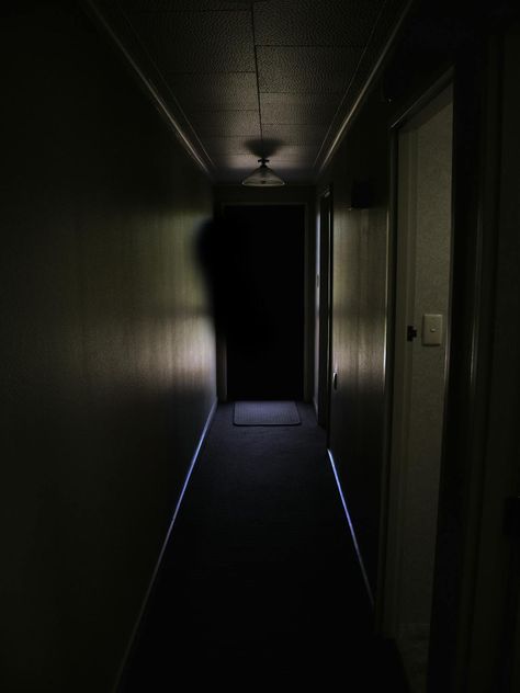 View of a Dark Corridor · Free Stock Photo Doorway Silhouette, Gothic Hallway, Dark Corridor, Creepy Pictures, Dark Corners, Free Stock Photos, Resolution, Stock Photos, Architecture