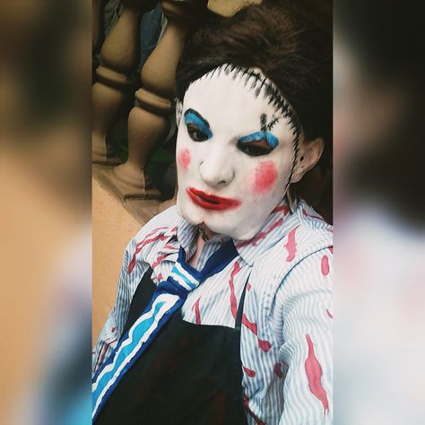 Leatherface Makeup, Pretty Woman, Halloween Face, Face Makeup, Halloween Face Makeup, Halloween, Makeup, Fictional Characters, Art