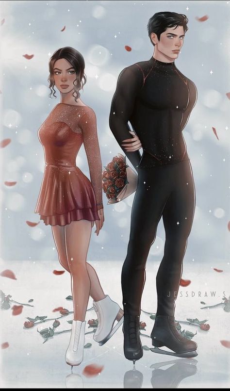 Book Fan Art Romance, With Love From Lukov, From Lukov With Love Fanart, Book Characters Fanart, Ivan And Jasmine, From Lukov With Love Aesthetic, Romantic Fanart, Romance Fanart, Ivan Lukov