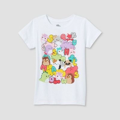 Discover great products at the best prices at Dealmoon. Girls' Squishmallows Short Sleeve Graphic T-Shirt - Red. Price:$8.99 at Target.com 6 Birthday, Crewneck Design, School Trip, Cooler Weather, Disney Girls, Night Shirt, Kids Tops, Cute Shirts