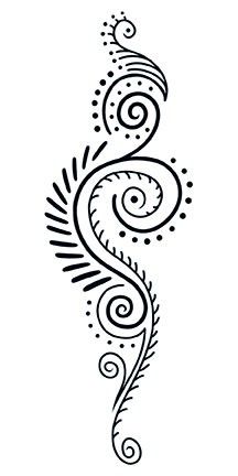 would make a great rib or leg piece tattoo Henne Tattoo, Jagua Henna, Leg Henna, Henna Drawings, Illustration Tattoo, Pieces Tattoo, Henna Tattoo Designs Simple, Tattoo Ideas Female, Symbol Tattoos