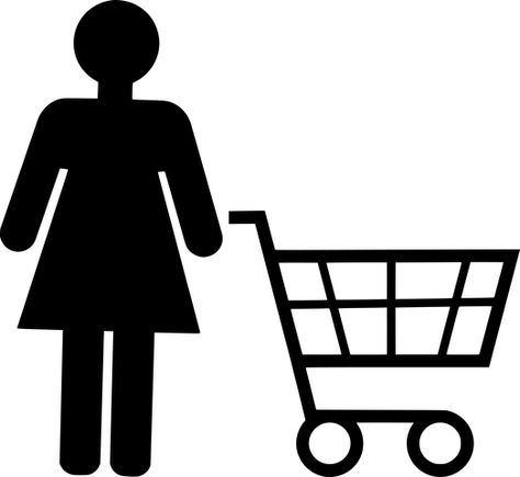 Icon, Shopping, People, Consumer Public Domain Images, Free Illustrations, Free Pictures, Shopping Cart, Free Images, Human Silhouette, Stock Images Free, Peace Gesture, Vector Free