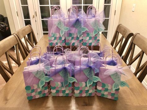 Mermaid Goodie Bags, Mermaid Gift Bags, Mermaid Favors, Mermaid Party Favors Bags, Mermaid Favor, Ariel Birthday Party, Mermaid Birthday Party Decorations, Mermaid Theme Birthday Party, Mermaid Party Favors