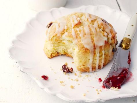 Cranberry-Orange Scones Recipe | Ina Garten | Food Network Orange Scones Recipe, Cranberry Orange Scones, Orange Scones, Specialty Food Store, Scones Ingredients, Scones Recipe, Food Network Magazine, Cranberry Orange, Scone Recipe