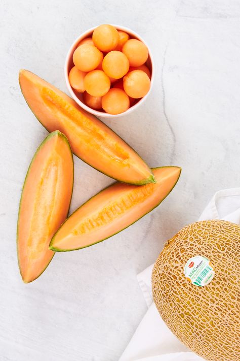 The perfect spring indulgence – our MAG.nificent® Melon. 😋 Very sweet and very juicy, this cantaloupe variety is a melon made perfect just for you! #MagMelon #MelonMadePerfect #SpringFruit #FreshFruit https://delmontefresh.com/products/cantaloupes Cantaloupe Photography, Cantaloupe Aesthetic, Spring Fruit, Sources Of Vitamin A, Sweet Fragrance, Refreshing Desserts, Fruit Photography, Bountiful Harvest, Sweet Fragrances