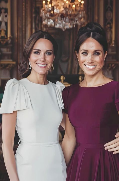 Family Gossip, Royal Family Portrait, The Meg, Princess Katherine, Queen Kate, Kate And Meghan, Princess Kate Middleton, Royal Family News, Kensington Palace