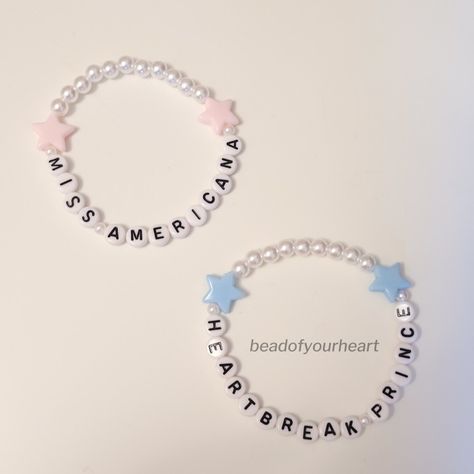 Taylor Swift Couple Bracelets, Miss Americana And The Heartbreak Prince Bracelet, Miss Americana And The Heartbreak Prince Outfit, Miss Americana And The Heartbreak Prince Costume, Miss Americana Costume, Miss Americana And The Heartbreak Fits, Heartbreak Prince Outfit, The Eras Tour Bracelets, Taylor Swift Miss Americana