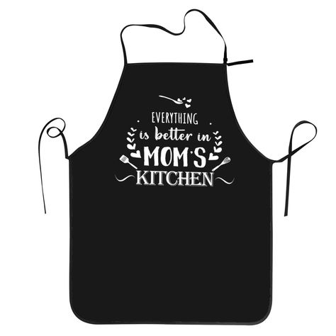 PRICES MAY VARY. Best Gifts for Mom :This thoughtful cooking apron has heartwarming words,the best practical gift for mom,Whether Mother's Day,Birthday,Thanksgiving,Christmas,she'll love it. Gift for Mom for Many Occasions: Mom aprons for women are perfect for mom birthday gift, love you mom gift idea from son or daughter, meaningful gift on Christmas Thanksgiving. Suitable for cooking baking gardening painting doing housework and so on. Premium Material: Our dad cooking aprons are made from 100 Apron Designs Ideas Diy, Gardening Painting, Cricut Htv, Branded Aprons, Cooking Aprons, Apron Design, Aprons For Women, Apron For Women, Birthday Thanksgiving