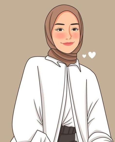 Hijab Wallpaper, Cute Hijab Cartoon Wallpaper, Couple Illustration Wedding, Desain Editorial, Cute Bear Drawings, Islamic Cartoon, Anime Muslim, Hijab Cartoon, Braut Make-up