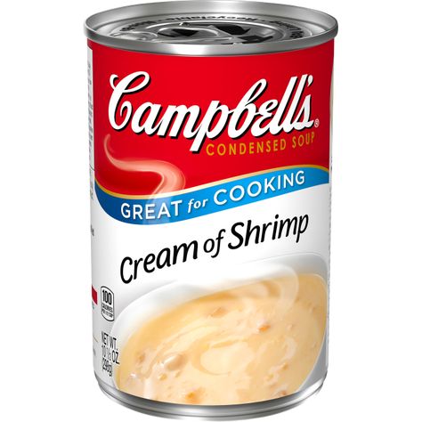 Cream Of Shrimp Soup, Seafood Newburg, Shrimp Soup Recipes, Shrimp Enchiladas, Campbells Soup Recipes, Campbells Recipes, Seafood Medley, Chicken Mashed Potatoes, Campbell Soup Company