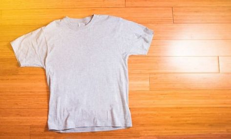 How To Soften T Shirts, How To Make A Shirt Vintage Soft, How To Age A Tshirt, Soften T Shirts, Clothing Tricks, How To Fade, Old Sweatshirt, Sweet Shirt, Vintage Soft