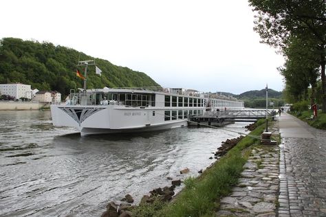 Uniworld River Beatrice Docked in Passau Germany Uniworld River Cruise, Passau Germany, Cruising Tips, River Cruises In Europe, Danube River Cruise, Cruise Pictures, Cruise Europe, Danube River, Couple Getaway