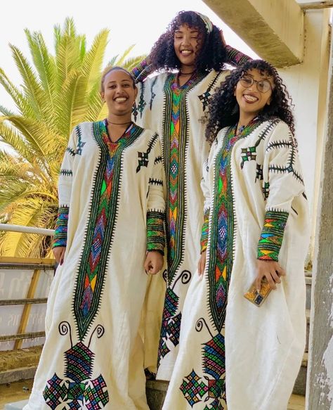 Gonder Amhara, Ethiopia Dress, Gondar Ethiopia Dress, Gonder Ethiopia Dress, Gondar Ethiopia, Gonder Ethiopia, Amhara Culture, Ethiopian Jewelry, Ethiopian Clothing