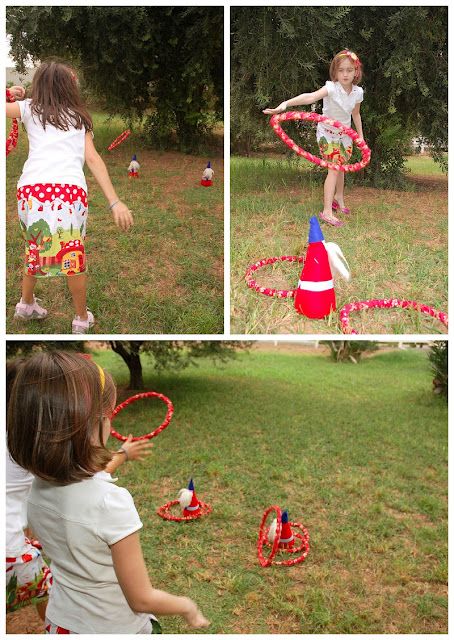 gnome hat ring toss for older kids Gnome Birthday Party, Woodland Fairy Birthday Party, Gnome Birthday, Smurfs Party, Easy Halloween Costumes For Women, Woodland Fairy Party, Enchanted Forest Party, Strawberry Festival, Birthday Fit