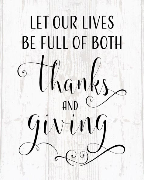 Let Our Lives Be Full of Thanks and Giving Wood Sign or Canvas Wall De – Heartland Canvas and Signs Calligraphy Crafts, Thanks And Giving, Thanksgiving Tradition, Calligraphy Signs, Church Signs, Thanksgiving Quotes, Happy Fall Y'all, Chalkboard Art, Family Signs