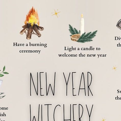 That Inclusive Witch | Mads ☾ on Instagram: "For many of us, October 31st is the Witches’ New Year. However, if you do celebrate New Year’s Eve & New Years Day, here is how you can add a touch of witchery!🥂🤍✨ . I usually do a lot of self-reflection during this time. Reflecting on the highs & lows of the year that has passed. For me, unfortunately, there have been far too many lows than highs. I’m manifesting a better year. Goodbye 2022. Hello 2023!💕 . #newyear #witchcraft #newyearseve #goodby Goodbye 2022 Hello 2023, Goodbye 2022, Hello 2023, Wiccan Witch, Eclectic Witch, Wiccan Spell Book, The Witches, Wiccan Spells, New Years Day