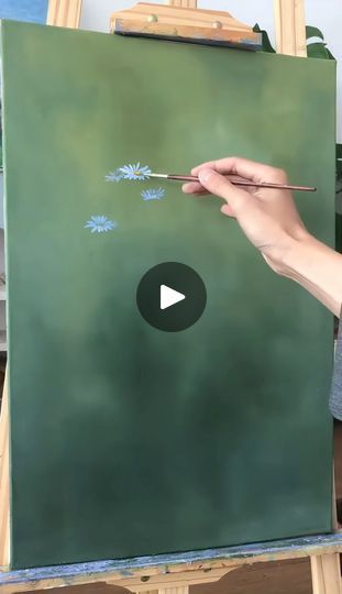 Acrylic Painting Flowers Easy, Acrylic Painting Videos, Metallic Acrylic Painting, Acrylic Painting Techniques, 3d Painting, Painting Flowers, Painting Videos, Painting Techniques, Art Canvas