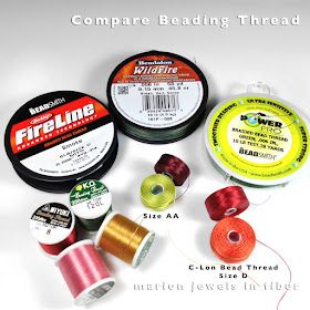 Compare Beading Thread, KO, Miyuki, C-Lon Bead Thread, FireLine, WildFire & PowerPro Beading Tips, Jewelry Basics, Seed Bead Tutorials, Bead Tips, Bead Tutorials, Beading Thread, Beading Tools, Basic Jewelry, Beading Techniques