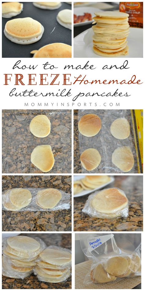 Want to make homemade buttermilk pancakes from scratch but not sure where to start? Try this simple recipe and steps to freeze for your family later! Pancakes To Freeze, Freeze Buttermilk, Buttermilk Pancakes From Scratch, Homemade Buttermilk Pancakes, Healthy Breakfast Choices, Freeze Food, Fun Meals, Wheat Pancakes, Pancake Recipe Buttermilk