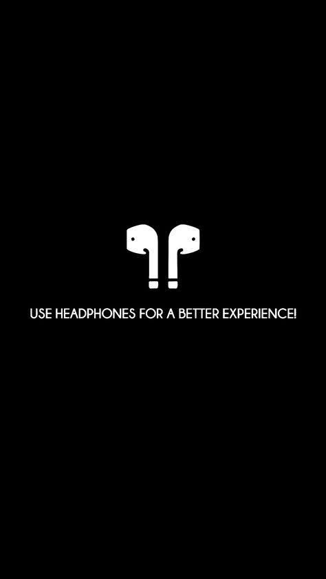 Use Headphones For Best Experience Logo, Headphones Logo, Use Headphones, Cute Backgrounds For Phones, Insta Ideas, Cute Backgrounds, Headset, Headphones, Singing