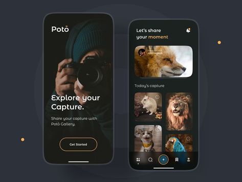 Ui Ux Design, Mobile App Design, App Design, App, Interface Design, Photo Gallery, Photo Gallery App, Photo, Photografer Directory Design, Power Point Template, Mobile App Ui, App Ui Design, Design Jobs, Design Course, Mobile App Design, Mobile Ui, App Ui