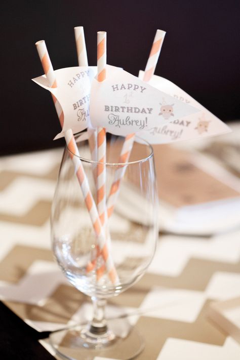 Birthday Party Photos, Birthday Straws, Fun Straws, Birthday Illustration, Party Straws, Drink Straw, Happy 1st Birthdays, 40th Birthday Parties, Event Inspiration