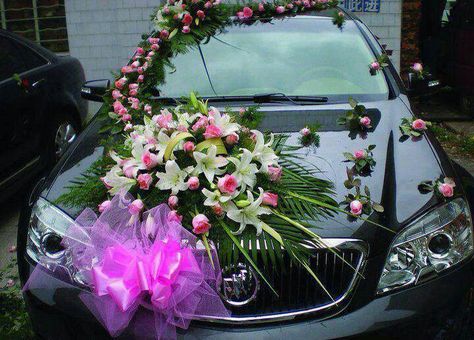 Groom Car Decoration, Marriage Car Decoration, Krishna Marriage, Wedding Car Deco, Open Car, Bridal Car, Indian Wedding Planner, Wedding Car Decorations, Car Deco