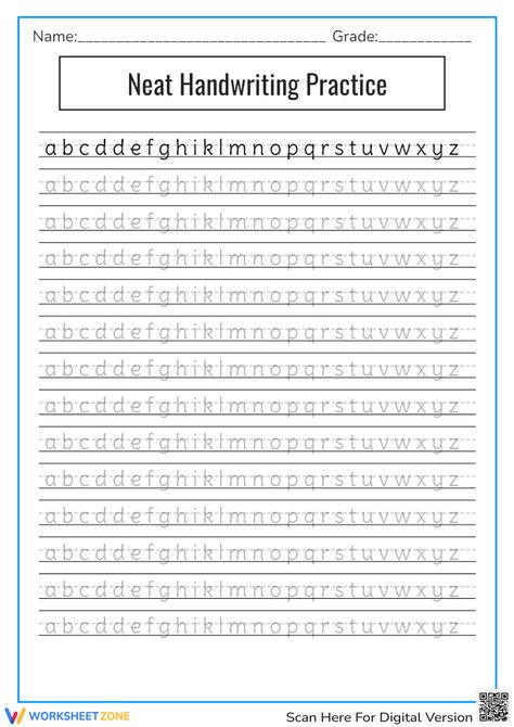 Download Worksheet | Worksheetzone Handwriting Templates, Neat Handwriting Practice Sheets, Neat Handwriting Practice, Handwriting Practice Sentences, Neat Hairstyles, English Alphabet Writing, Handwriting Help, Free Printable Handwriting Worksheets, Cursive Practice Sheets