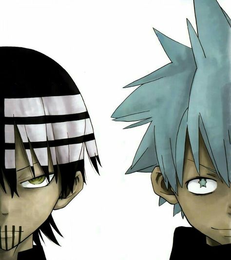 Kid, Black Star, Book of Eibon, lines, star eyes; Soul Eater Soul Eater Colored Manga, Soul Eater Star, Soul Eater Kid, Black Star Soul Eater, Star Book, Soul Eater Manga, Bad Man, Iphone Themes, A T