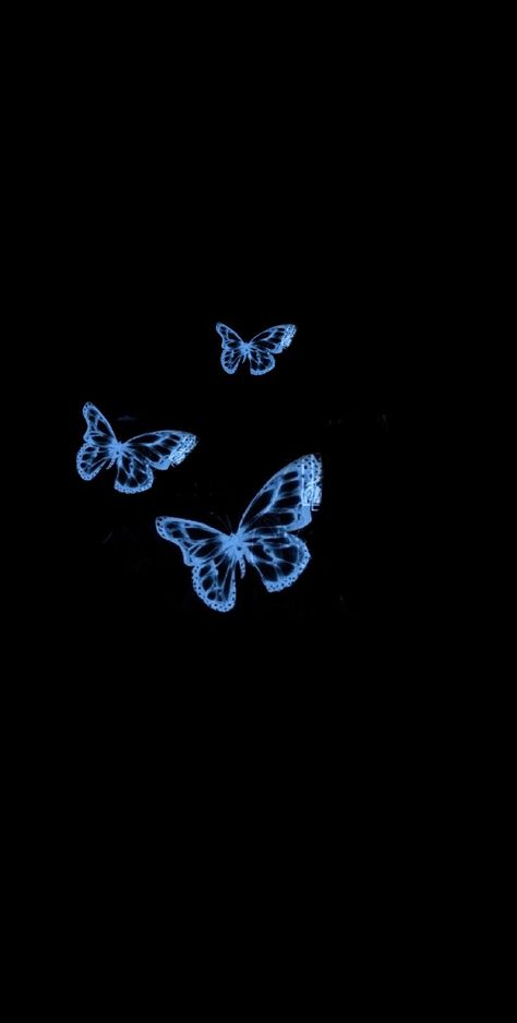 Tearsmith Aesthetic Wallpaper, Butterfly Lockscreen, Dark Blue Butterfly, Iphone Wallpaper Stars, Night Butterfly, Classy Wallpaper, Dark Black Wallpaper, Ribbon Crafts Diy, Simple Phone Wallpapers