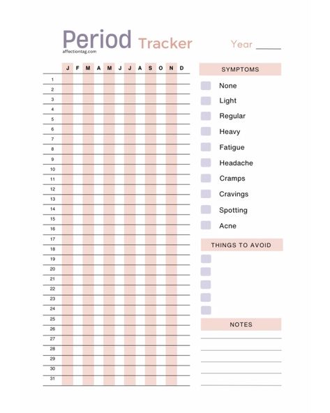 7 Free Printable Period Tracker: Your Ultimate Menstrual Cycle Calendar Printable Period Tracker, Menstrual Cycle Calendar, Menstrual Calendar, Period Tracker, Headache, Free Printable, Free Printables, Period