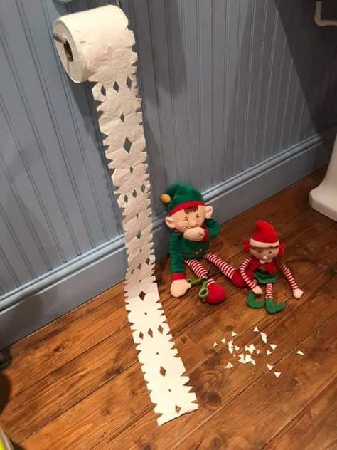 Polar Express Elf On The Shelf Ideas, Elf On The Shelf Kits To Sell, Elf On The Shelf Ideas Kitchen Cabinets, Double Elf On The Shelf Ideas, 2 Elf On The Shelf Ideas, Elf On The Shelf Diy, Elf Ideas Easy, Bootcut Trousers, Awesome Elf On The Shelf Ideas