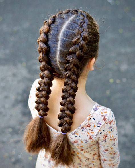 Mariya | Dutch braids with little elastic accent. Have a great day! . . . #dutchbraids #easyhairstyles #kidshairstyles #braids #brianasbraids | Instagram Easy French Braid, Hairstyles For Fall, Half Braided Hairstyles, Narcissa Malfoy, Headwrap Hairstyles, Dutch Braid Hairstyles, Autumn Hair, Dutch Braids, Hair Growing Tips