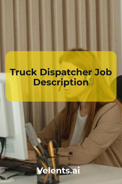 Truck Dispatcher Job Description template includes a detailed overview of the key requirements, duties, responsibilities, and skills for this role. It's optimized for posting on online job boards or careers pages and easy to customize this template for your company. Truck Dispatcher, Job Description Template, Hiring Process, Online Job, A Truck, Job Board, Job Description, Free Plan, Interview Questions