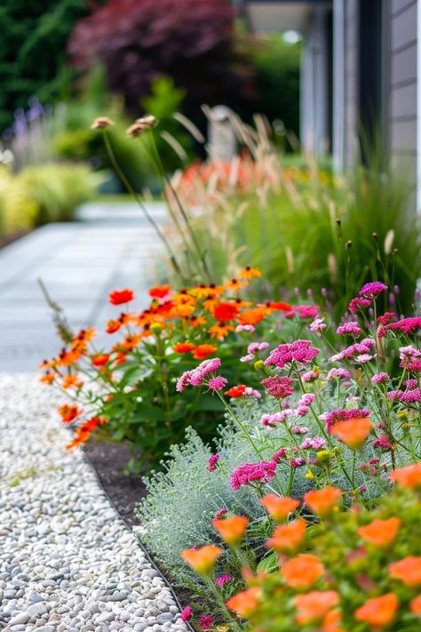 Low Maintenance Landscaping Ideas Pacific Northwest Pacific Northwest Flowers, Low Maintenance Landscaping Ideas, Low Maintenance Landscaping Front Yard, Pacific Northwest Style, Fescue Grass, Low Maintenance Yard, Bee Friendly Plants, Northwest Style, Twig Dogwood