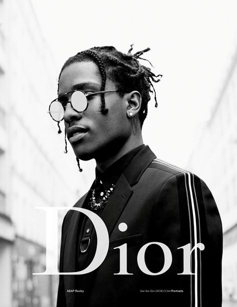 Asap Rocky Dior, Foto Muro Collage, Stile Blair Waldorf, Pretty Flacko, Mode Editorials, Black And White Photo Wall, Bedroom Wall Collage, Black And White Picture Wall, A$ap Rocky